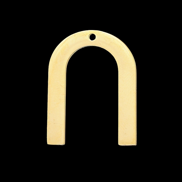 

PandaHall 201 Stainless Steel Pendants, Laser Cut, Horseshoe, Golden, 28x20x1mm, Hole: 1.6mm 201 Stainless Steel Others