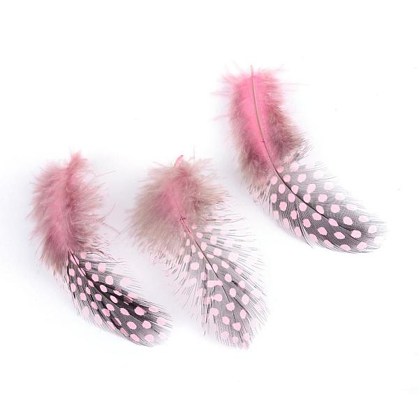PandaHall Chicken Feather Costume Accessories, Dyed, Pink, 65~135x25~45mm Feather Feather Pink