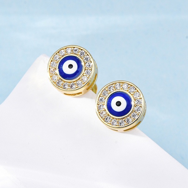 Blue Evil Eye Brass… - image