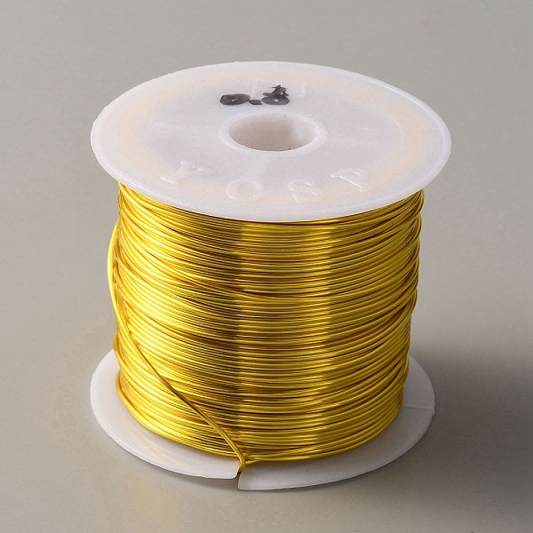 

PandaHall Copper Craft Wire, Round, Golden, 20 Gauge, 0.8mm, about 72.18 Feet(22m)/Roll Copper Round