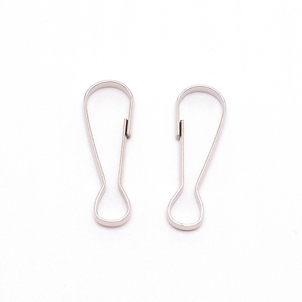

PandaHall Stainless Steel Keychain Clasp Findings, Stainless Steel Color, 28x9x2.3mm Stainless Steel Others