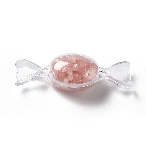 Natural Rose Quartz Chip Decorates