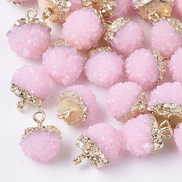 Druzy Resin Pendants - image