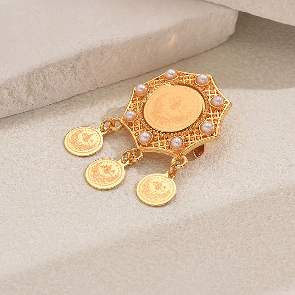 Polygon Alloy Brooches for Backpack Clothes