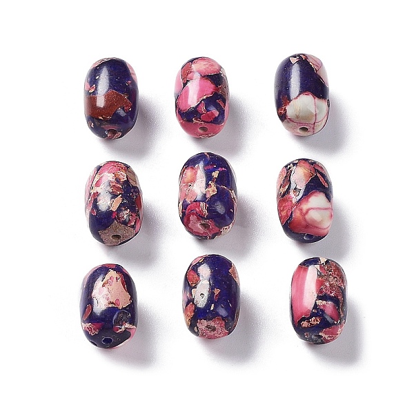 

PandaHall Natural Imperial Jasper Beads, Dyed, Rice, Hot Pink, 14.5x10mm, Hole: 1.4mm Imperial Jasper Rice