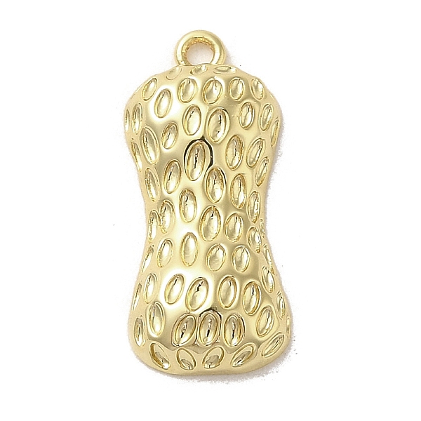 

PandaHall Brass Pendants, Long-Lasting Plated, Peanut, Golden, 22.5x9.5x3.5mm, Hole: 1.6mm Brass Peanut