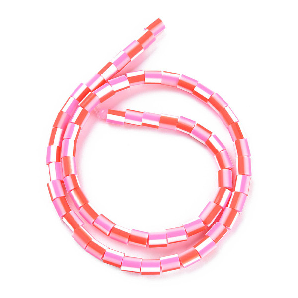 

PandaHall Handmade Polymer Clay Bead Strands, Column, FireBrick, 5x2.5~6.5mm, Hole: 1.6~1.8mm, about 62~68pcs/strand, 15.28 inch~15.55 inch..., Red