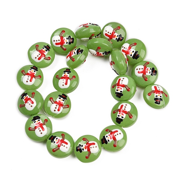 Christmas Handmade Lampwork Enamel Beads