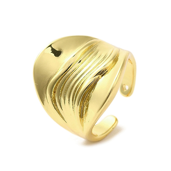 

PandaHall Rack Plating Brass Finger Ring, Cuff Ring, Long-Lasting Plated, Cadmium Free & Lead Free, Real 18K Gold Plated, Inner Diameter...