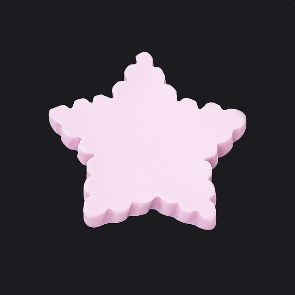

PandaHall Resin Cabochons, Star, Pearl Pink, 20x21x4mm Resin Star Pink