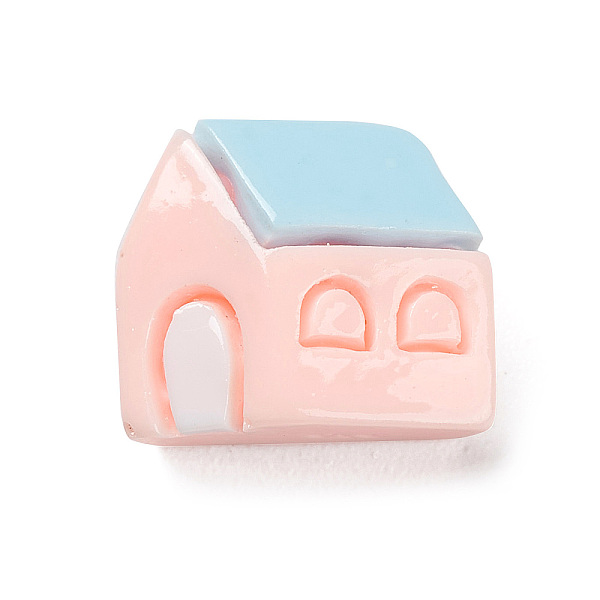 

PandaHall Forest Theme Opaque Resin Cabochons, House, 9.5x11x6mm Resin House