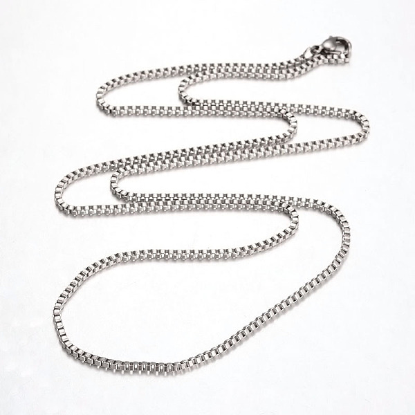 

PandaHall 316 Surgical Stainless Steel Venetian Chains Necklaces, Unwelded, Stainless Steel Color, 24 inch(60.96cm) 316 Surgical Stainless...
