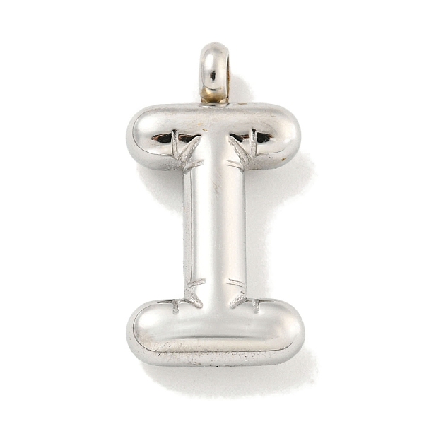 

PandaHall 304 Stainless Steel Pendants, Letter Charm, Stainless Steel Color, Letter I, 24.5x12.5x5.5mm, Hole: 3mm 304 Stainless Steel Letter...