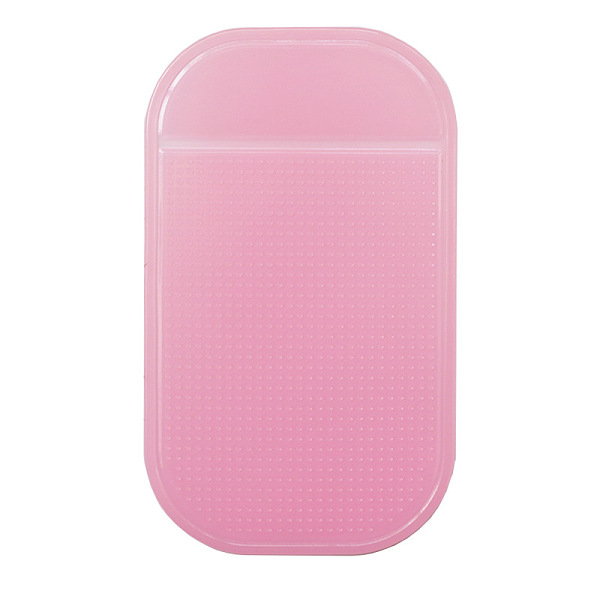 

PandaHall Silicone Anti-Slip Tools Sticky Mat for Diamond Painting, Oval, Pink, 142x83x2mm Silicone Pink