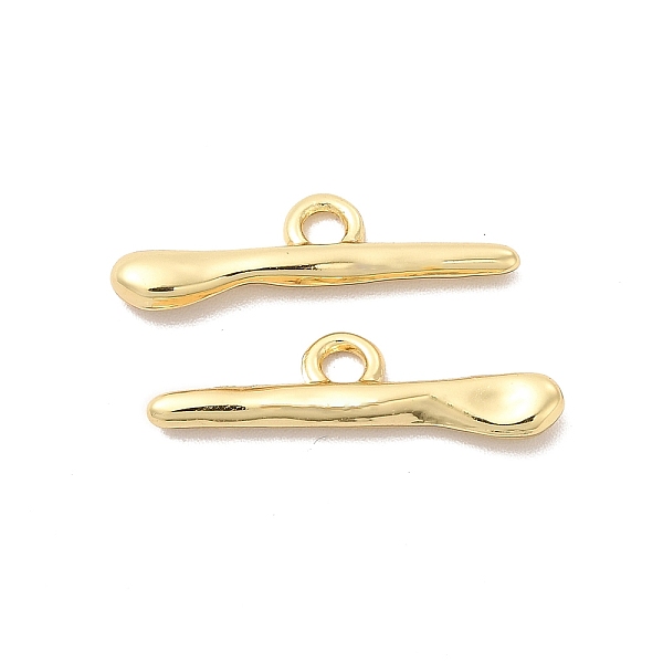 

PandaHall Alloy Pendants, Long-Lasting Plated, Cadmium Free & Lead Free, Irregular Shape, Light Gold, 6x22x2.2mm, Hole: 2.2mm Alloy Others