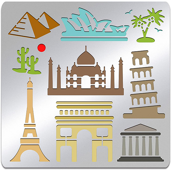 

PandaHall Stainless Steel Cutting Dies Stencils, for DIY Scrapbooking/Photo Album, Decorative Embossing DIY Paper Card, Matte Stainless...
