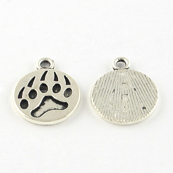 

PandaHall Dog Paw Prints Tibetan Style Alloy Pendant Enamel Settings, Lead Free & Cadmium Free, Antique Silver, 18x15x1.5mm, Hole: 2mm Alloy...