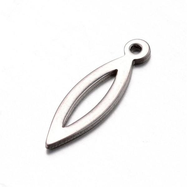 

PandaHall 201 Stainless Steel Pendants, Horse Eye, Stainless Steel Color, 19.5x5.5x1mm, Hole: 1mm 201 Stainless Steel Horse Eye