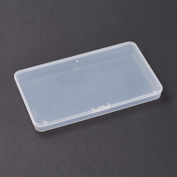

PandaHall (Defective Closeout Sale: Scratch Mark) Polypropylene Box, Plastic Bead Containers, Rectangle, Clear, 11.8x19x1.7cm Plastic...