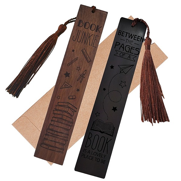 Wood Bookmarks Set - image
