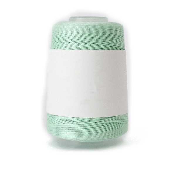 

PandaHall 280M Size 40 100% Cotton Crochet Threads, Embroidery Thread, Mercerized Cotton Yarn for Lace Hand Knitting, Aquamarine, 0.05mm..., Green
