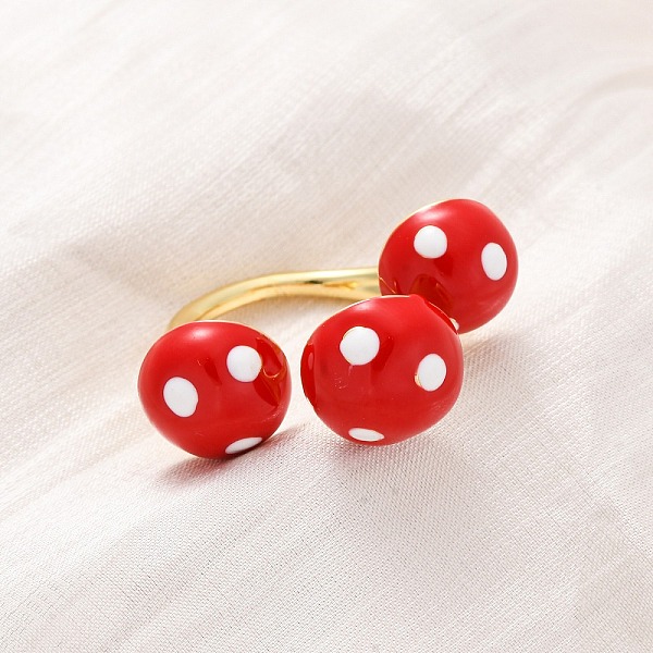 Brass Enamel Open C… - image