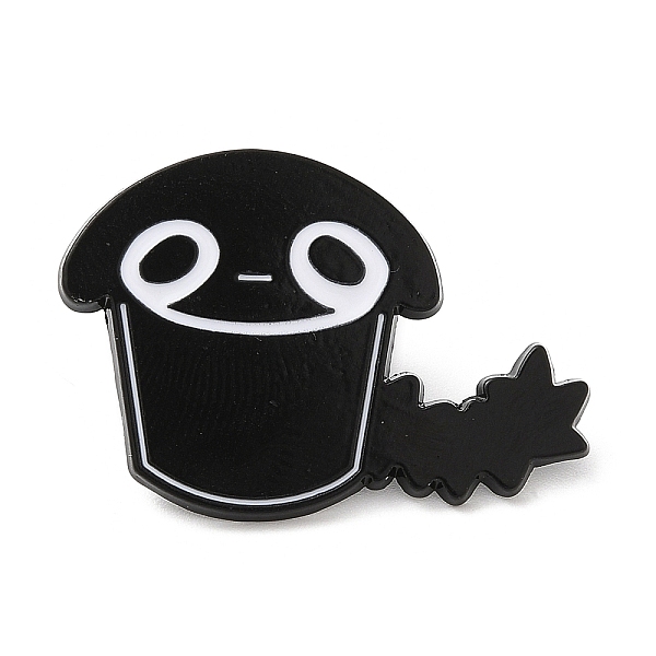 

PandaHall Black Cat with Cup Alloy Enamel Brooch, Pin for Backpack Clothes, Electrophoresis Black, 21.5x31x1.5mm Alloy+Enamel Cat Shape...