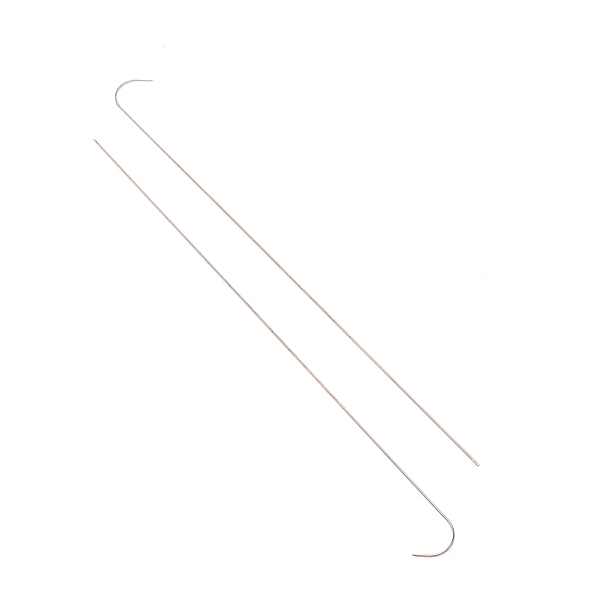 

PandaHall 304 Stainless Steel Bented Beading Needles, Jewelry Tools, Stainless Steel Color, 18.8x1.6x0.06cm Stainless Steel