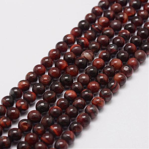 

PandaHall Natural Tiger Eye Bead Strands, Grade AB, Round, Dyed & Heated, 4mm, Hole: 1mm, about 88pcs/strand, 14.9 inch~15.5 inch Tiger Eye...