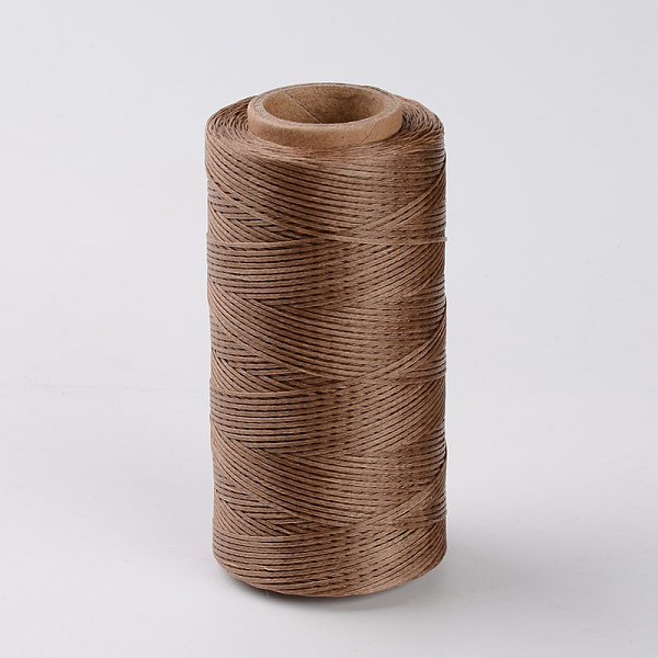 

PandaHall Flat Waxed Polyester Cords, Camel, 1x0.3mm, about 284.33 yards(260m)/roll Waxed Polyester Cord Flat Brown