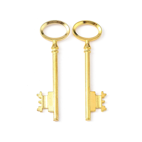 

PandaHall Tibetan Style Alloy Skeleton Key Large Pendants, Lead Free & Cadmium Free, Golden, 80x23x3mm, Hole: 12x18mm Alloy Key