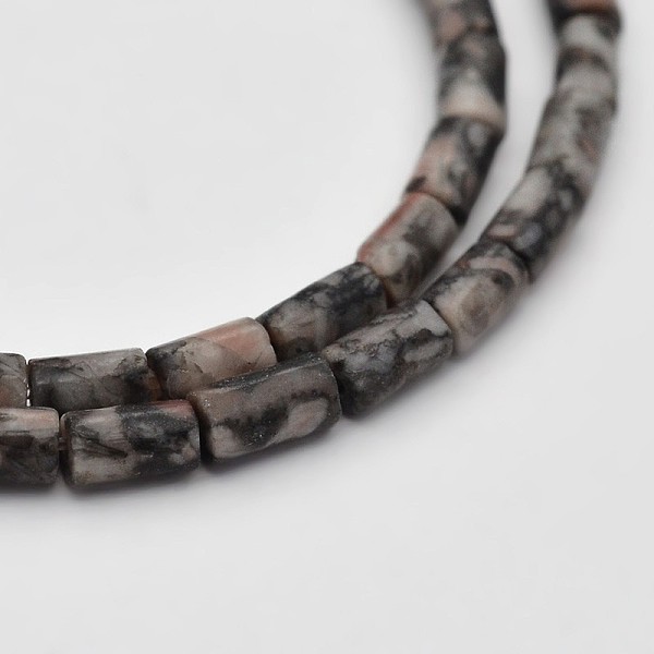 

PandaHall Column Natural Jade Beads Strands, Black, 4x2mm, Hole: 0.5mm, about 98pcs/strand, 15.7 inch Other Jade Column