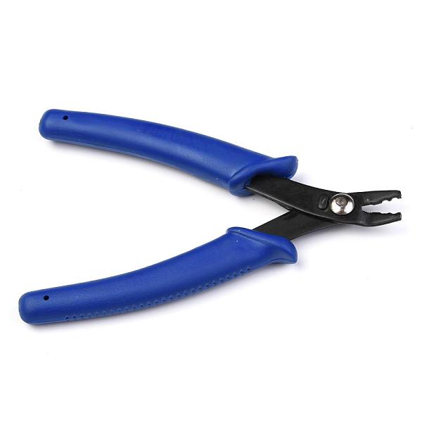 

PandaHall 45# Carbon Steel Jewelry Tools Crimper Pliers for Crimp Beads, Dark Blue, 125x80x14mm Carbon Steel Blue