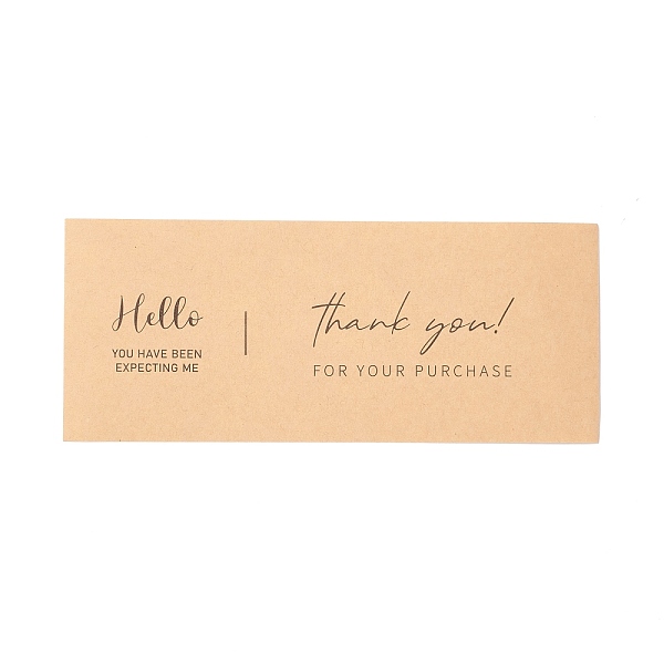 

PandaHall Thank You Sticker, Paper Self Adhesive Stickers, Rectangle with Word THANK YOU FOR YOUR PURCHASE YOU HAVE BEEN EXPECTING ME OPEN...