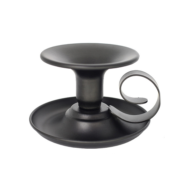 

PandaHall Iron & Aluminum Candlestick Holder, Pillar Candle Centerpiece, Perfect Home Party Decoration, Electrophoresis Black, 10x6.5cm...
