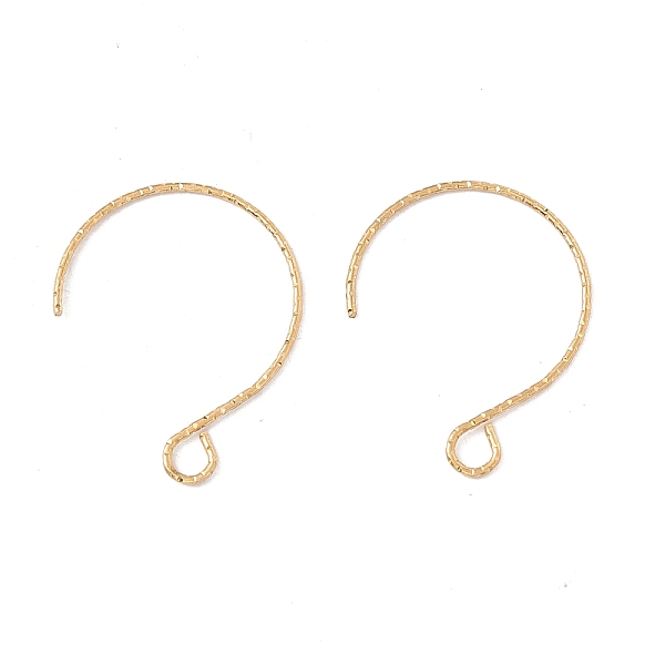

PandaHall Ion Plating(IP) 316 Surgical Stainless Steel Earring Hooks, with Horizontal Loops, Golden, 23.5x18mm, Hole: 3x2.6mm, Pin: 0.6mm...