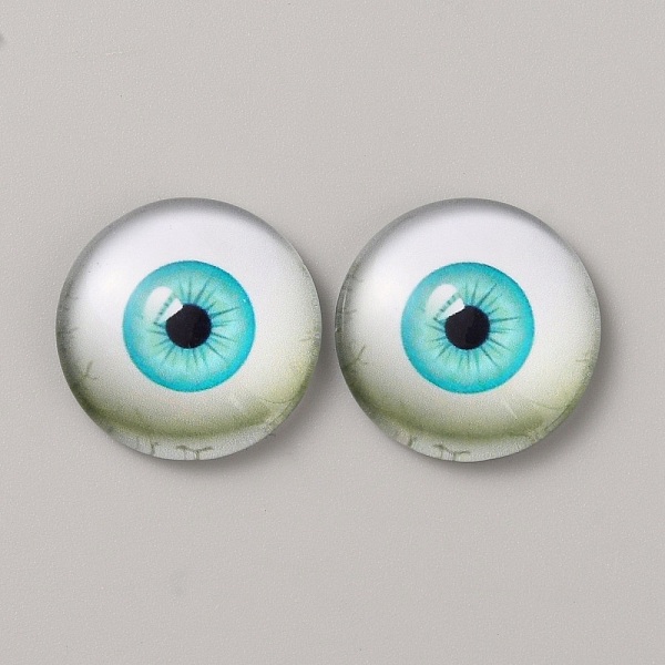 Glass Doll Eye Cabochons