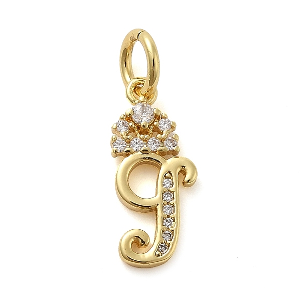 

PandaHall Brass Micro Pave Cubic Zirconia Pendants, with Jump Ring, Letter G, 17x7x2mm, Ring: 6x1mm, Inner Diameter: 4mm Brass+Cubic..., Clear