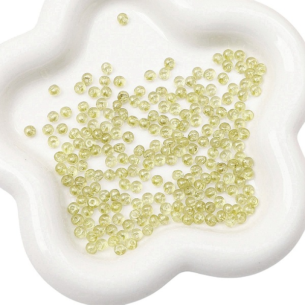 

PandaHall Transparent Acrylic Beads, Light Khaki, 5x4mm, Hole: 1.2mm, about 100pcs/Set Acrylic