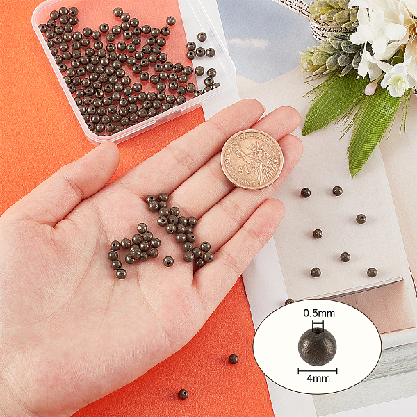 

PandaHall OLYCRAFT 200pcs 4mm Natural Pyrite Beads Natural Stone Beads Round Loose Beads Stone Gemstone Energy Healing Beads for Bracelet...