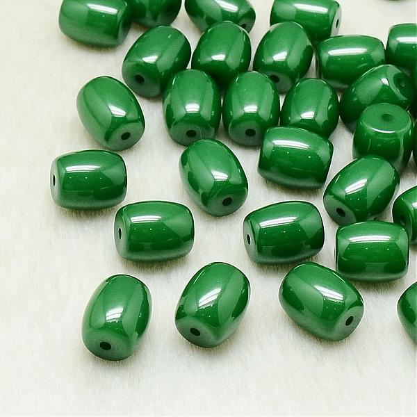 

PandaHall Resin Beads, Barrel, Dark Green, 14x12mm, Hole: 2mm Resin Barrel Green