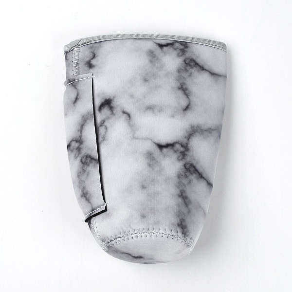 PandaHall Neoprene Cup Sleeve, Marble Pattern, 193x150x95x4mm Synthetic Rubber Others