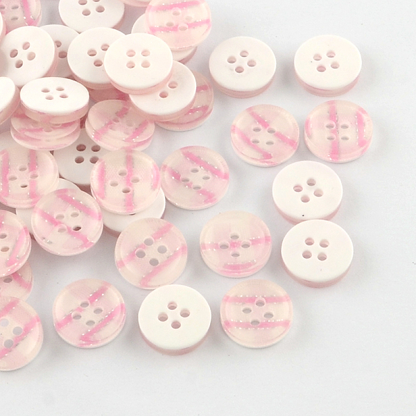 4-Hole Plastic Buttons