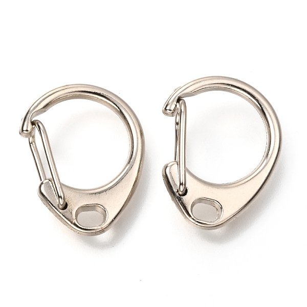 

PandaHall Zinc Alloy Rock Climbing Carabiners, Key Clasps, Platinum, 24x18x7mm Alloy Others