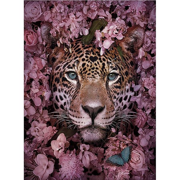 

PandaHall 5D DIY Diamond Painting Animals Canvas Kits, with Resin Rhinestones, Diamond Sticky Pen, Tray Plate and Glue Clay, Tiger Pattern..., Multicolor