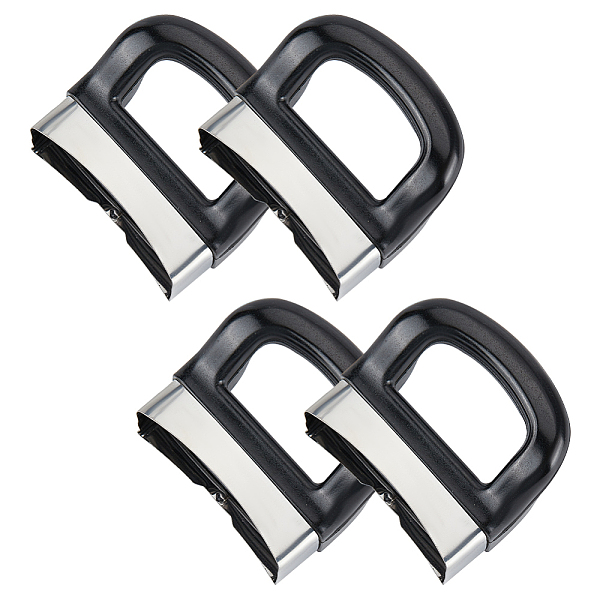 

PandaHall Bak with Stainless Steel Cooker Pot Handle, Platinum, 6x6.5x3.5cm Stainless Steel Black