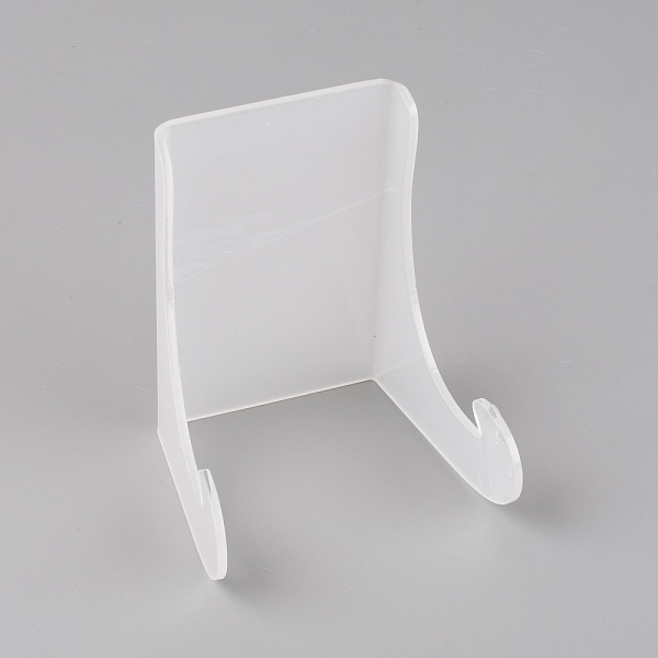 

PandaHall Custom Acrylic Display Holder, White, 21.5x12.2x15.4cm(±0.5cm) Acrylic White