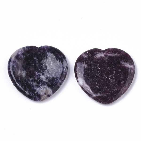 Natural Lepidolite Thumb Worry Stone