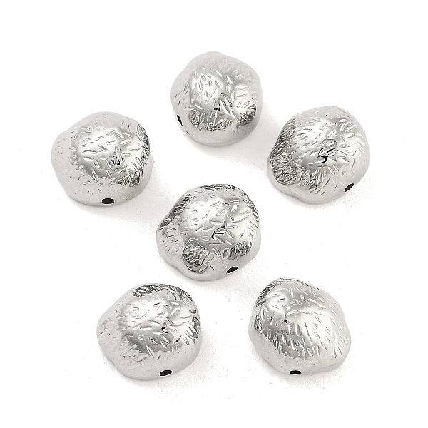 

PandaHall CCB Plastic Beads, Half Round, Platinum, 9.5x11x7mm, Hole: 1.2mm, about 1389pcs/500g Plastic Half Round