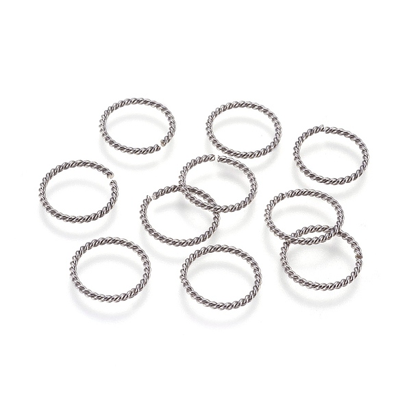 

PandaHall 304 Stainless Steel Open Jump Rings, Stainless Steel Color, 15.5x1.5mm, Inner Diameter: 13mm, about 160pcs/bag 304 Stainless Steel